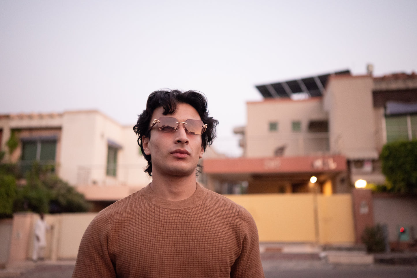 Luxury Rimless Gradient Square Sunglasses – UV400 | Unisex Fashion Eyewear